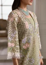 Pistachio Green Unstitched Wedding by Crimson X Saira Shakira ’24 | Sparkle Cascade CW24-D3 - Patel Brothers NX 11