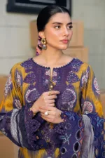 Glam Girl by Nureh GL-22 | Embroidered & Printed Viscose Crepe Party Wear Suit - Patel Brothers NX 15