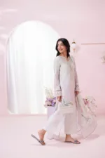 Qalamkar Qprints 25 – EM-01 (A) IVY | Digital Printed Lawn Suit with Embroidered Neckline - Patel Brothers NX 13