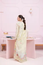 Qalamkar Qprints 25 – EM-04 (B) LAUREL | Printed Lawn Suit with Embroidered Neckline & Lawn Dupatta - Patel Brothers NX 11