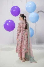 Qalamkar Qprints 25 – EM-05 (A) ZELDA | Printed Lawn Suit with Embroidered Neckline & Chiffon Dupatta - Patel Brothers NX 11