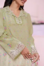 Qalamkar Qprints 25 – EM-07 (A) XENA | Digital Printed Lawn Suit with Embroidered Neckline & Lawn Dupatta - Patel Brothers NX 12