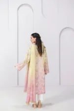 Qalamkar Qprints 25 – EM-08 (A) Sierra | Lawn Printed Suit with Chikankari Embroidery & Chiffon Dupatta - Patel Brothers NX 10