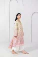 Qalamkar Qprints 25 – EM-08 (A) Sierra | Lawn Printed Suit with Chikankari Embroidery & Chiffon Dupatta - Patel Brothers NX 11