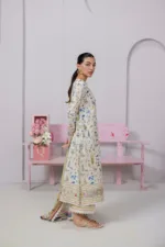 Qalamkar Qprints 25 – EM-09 (A) HAZEL | Embroidered Lawn Suit with Printed Chiffon Dupatta - Patel Brothers NX 10