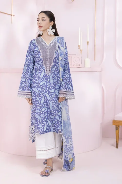 Blush Pink Georgette Kashmiri Embroidered Palazzo Suit 3700 A - Patel Brothers NX 11