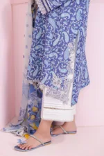 Qalamkar Qprints 25 – EM-10 (A) RILEY | Embroidered Lawn Suit with Chiffon Dupatta - Patel Brothers NX 17