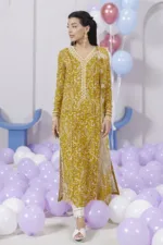 Qalamkar Qprints 25 – EM-10 (B) ADELE | Embroidered Lawn Suit with Chiffon Dupatta - Patel Brothers NX 14