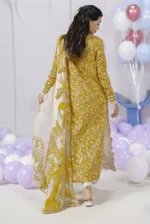 Qalamkar Qprints 25 – EM-10 (B) ADELE | Embroidered Lawn Suit with Chiffon Dupatta - Patel Brothers NX 12