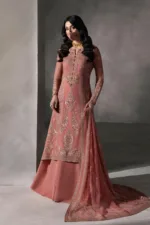 Pastel Tangy Hand-Embroidered Chiffon Suit | LA-907 - Patel Brothers NX 15