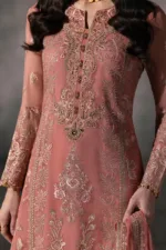 Pastel Tangy Hand-Embroidered Chiffon Suit | LA-907 - Patel Brothers NX 17