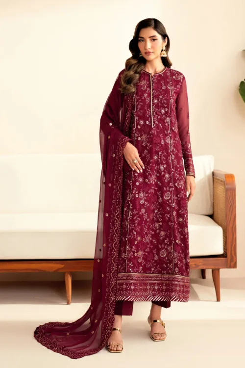 DARYA XF-952 | Xenia Deme 25” | Unstitched Luxury Chiffon - Patel Brothers NX