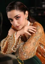 ESH-09 SAFFRON | ELAF STARDOM FORMAL HANDWORK 25′ - Patel Brothers NX 19