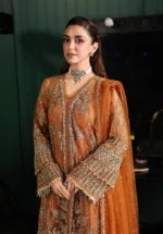 ESH-09 SAFFRON | ELAF STARDOM FORMAL HANDWORK 25′ - Patel Brothers NX 20