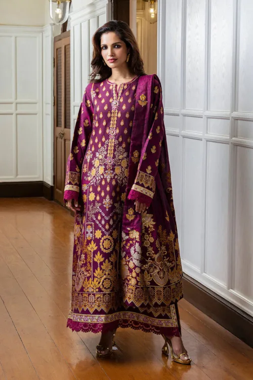 Jacquard Lawn 25′ Hemline Seraph – Eleanor - Patel Brothers NX