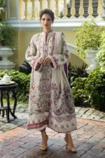 Jacquard Lawn 25′ Hemline Seraph – Levana - Patel Brothers NX 19