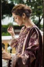 Jacquard Lawn 25′ Hemline Seraph – Narissa - Patel Brothers NX 29