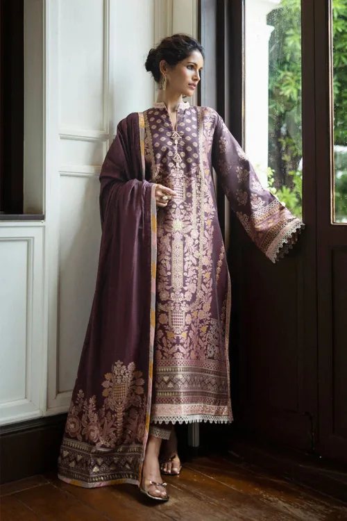 Jacquard Lawn 25′ Hemline Seraph – Narissa - Patel Brothers NX